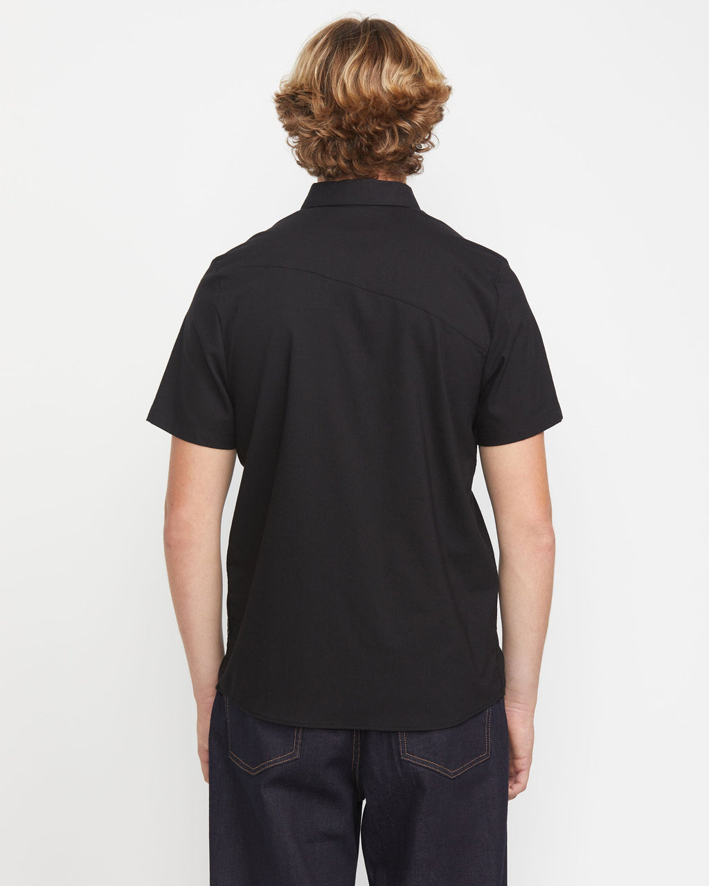Chemise Homme Volcom Everett Oxford à Manches Courtes - Taille M, Noire, Neuve Avec étiquettes
