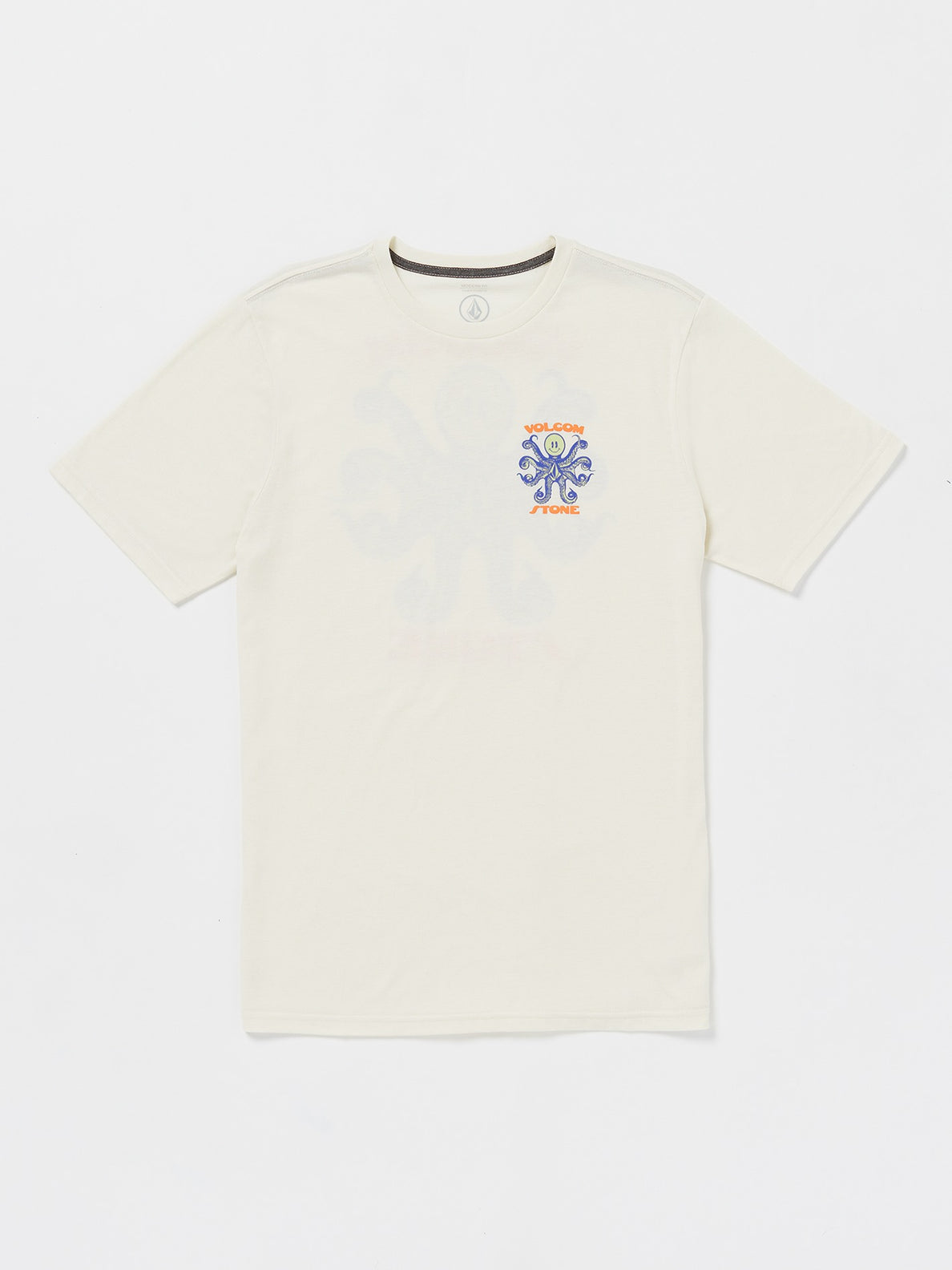 Octoparty Short Sleeve Tee - Off White Heather