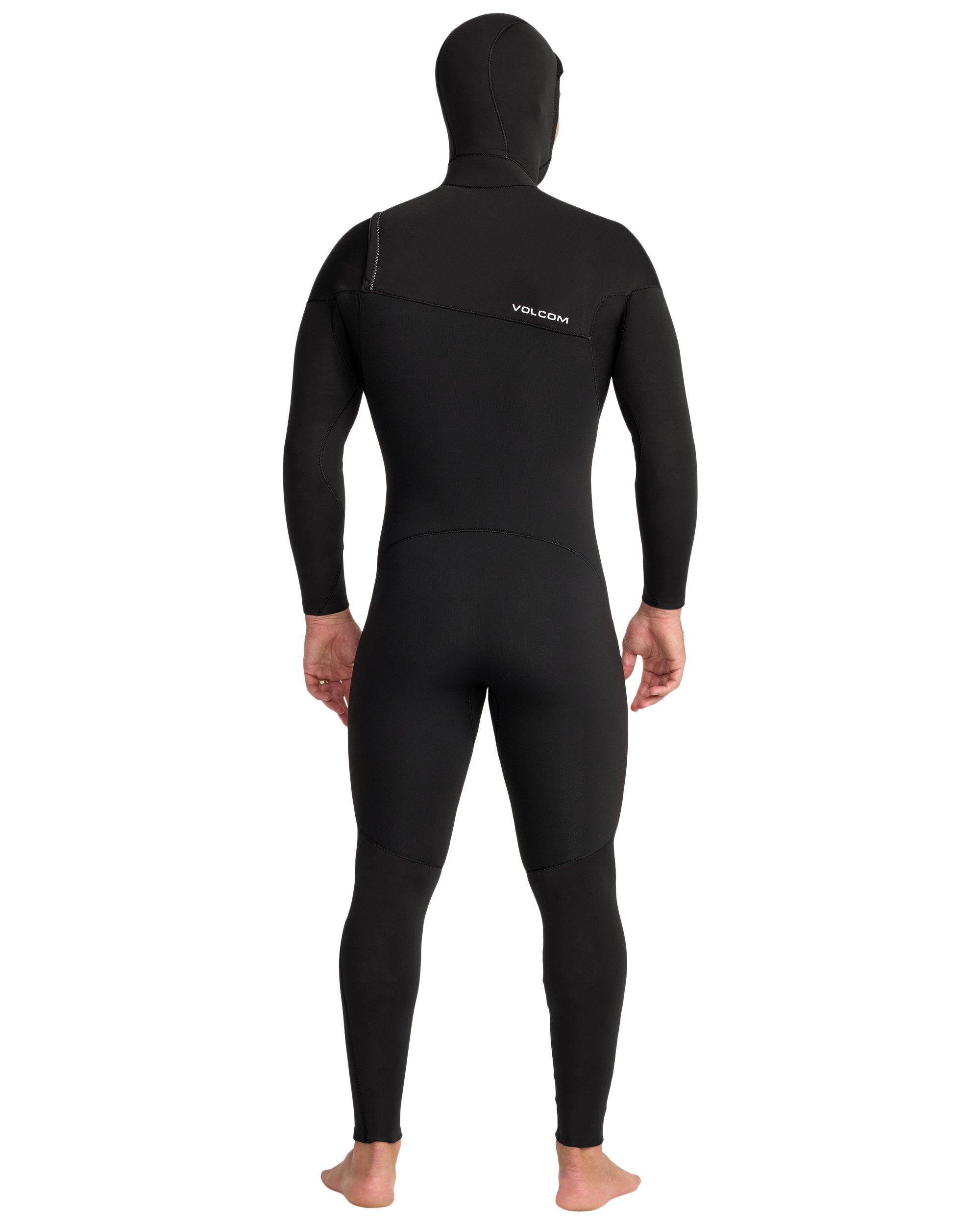 ボルコム モジュレーター 4/3mm ロングスリーブ BLK XS Men's 4/3MM Hooded Chest Zip Full Wetsuit - Volcom