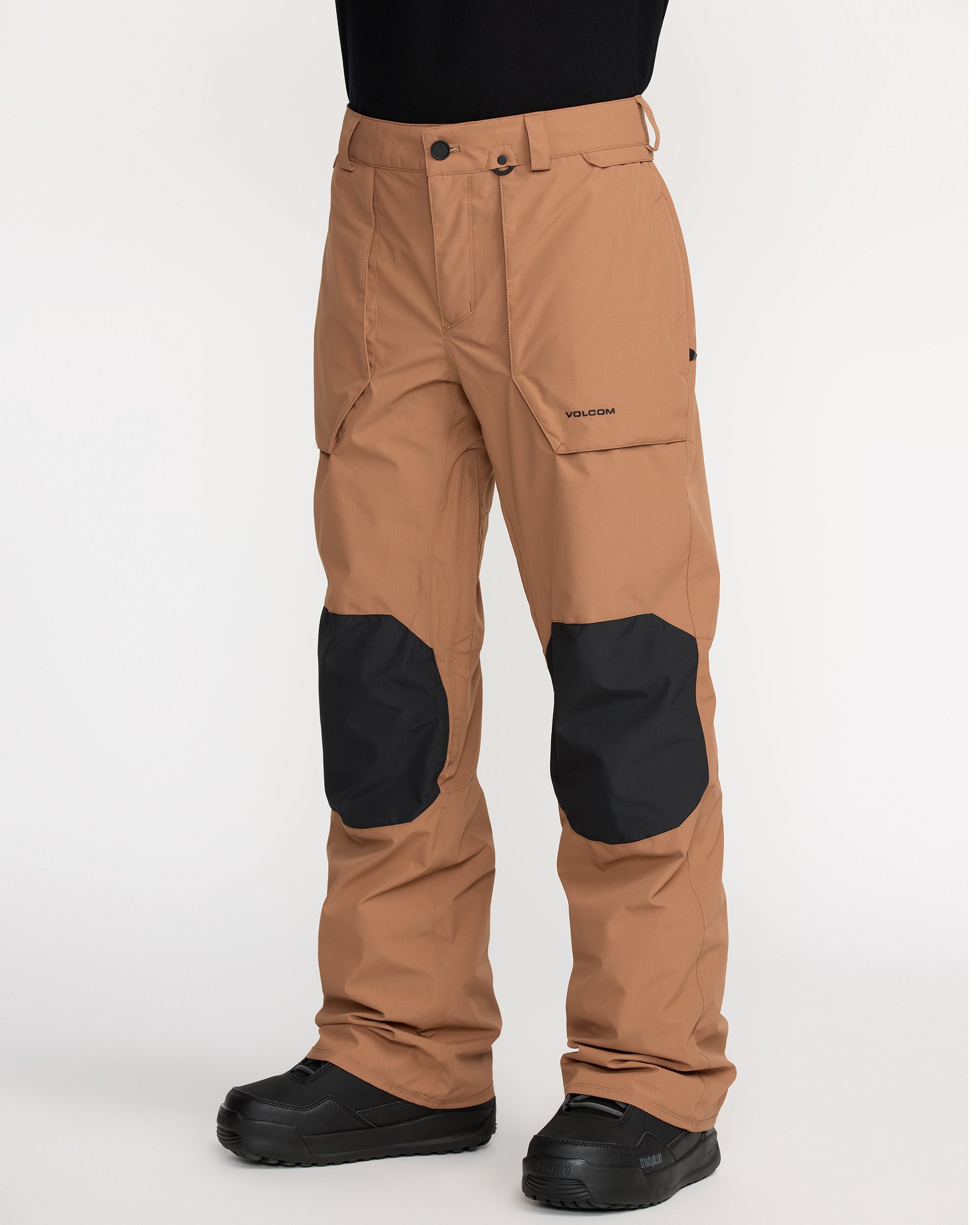 VOLCOM GORE-TEX スノーボードパンツ ブラウン SPサイズ Men's Roan Pants - Volcom