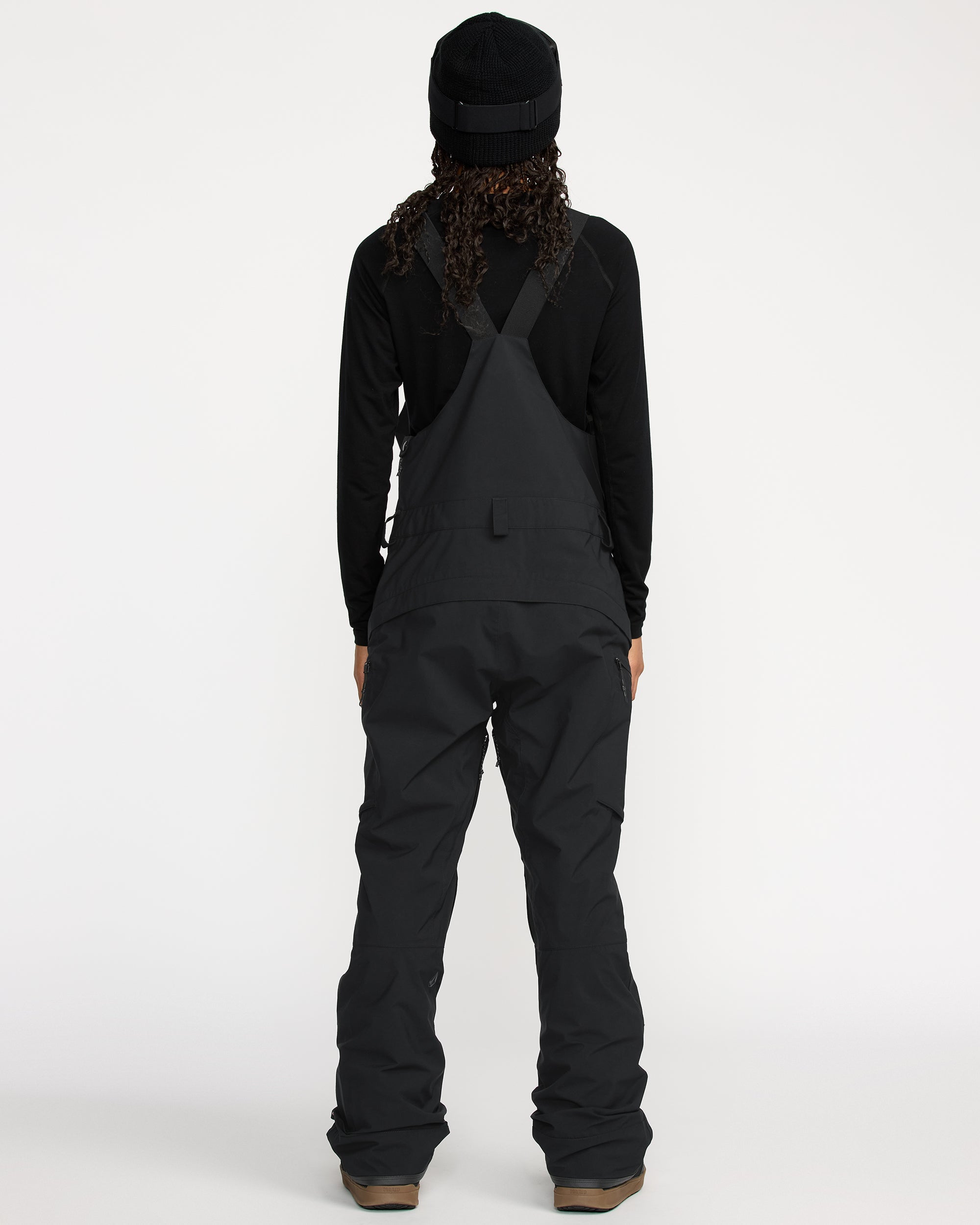 Women's Ash Stretch Gore Bib Overall - Volcom