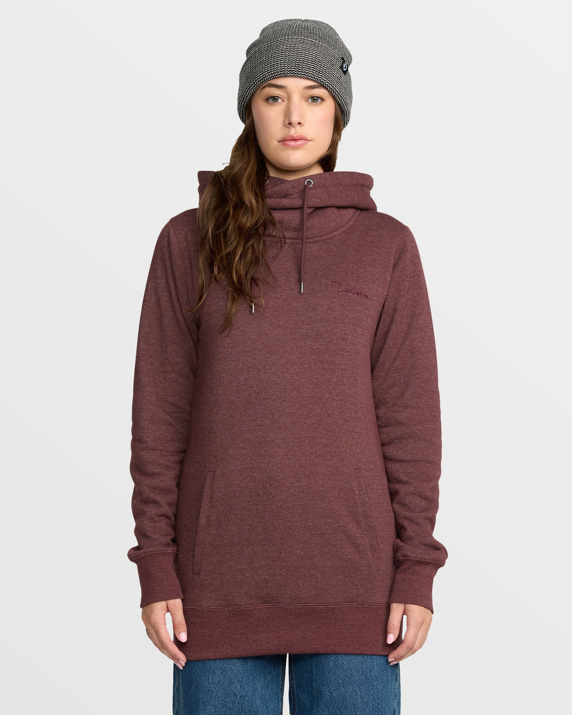 【げっちん0614】☆彡VOLCOM フルジップパーカー☆彡 Women's Tower Pullover Fleece Hoodie - Volcom