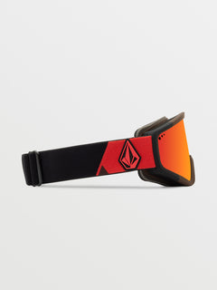 Attunga Goggle - Orange/Brown / Red Chrome+BL