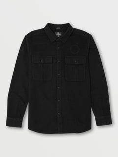 Minneret Long Sleeve Flannel - Black