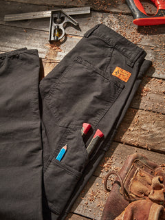 Volcom Workwear Caliper Work Pants - Black