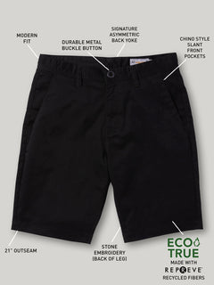 Frickin Modern Stretch Shorts - Black