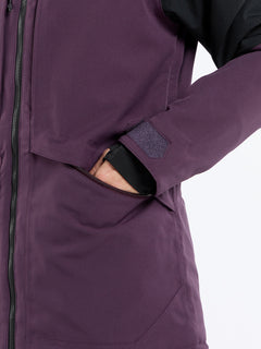 Womens Shelter 3D Stretch Jacket - Blackberry (H0452409_BRY) [38]