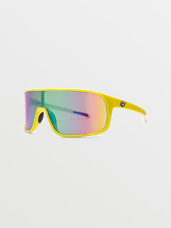 Macho Sunglasses - Gloss Yellow-Aqua/Rainbow Mirror (VE03501713_0000) [3]