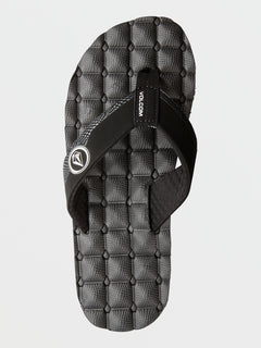 Recliner Big Youth Sandals - Black White