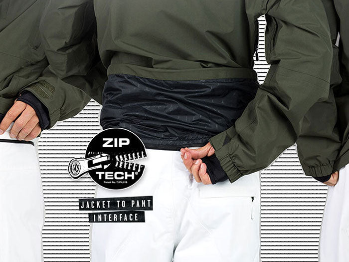 Volcom Zip Tech Jacket-to-Pant System Keeps Snow Out - Volcom