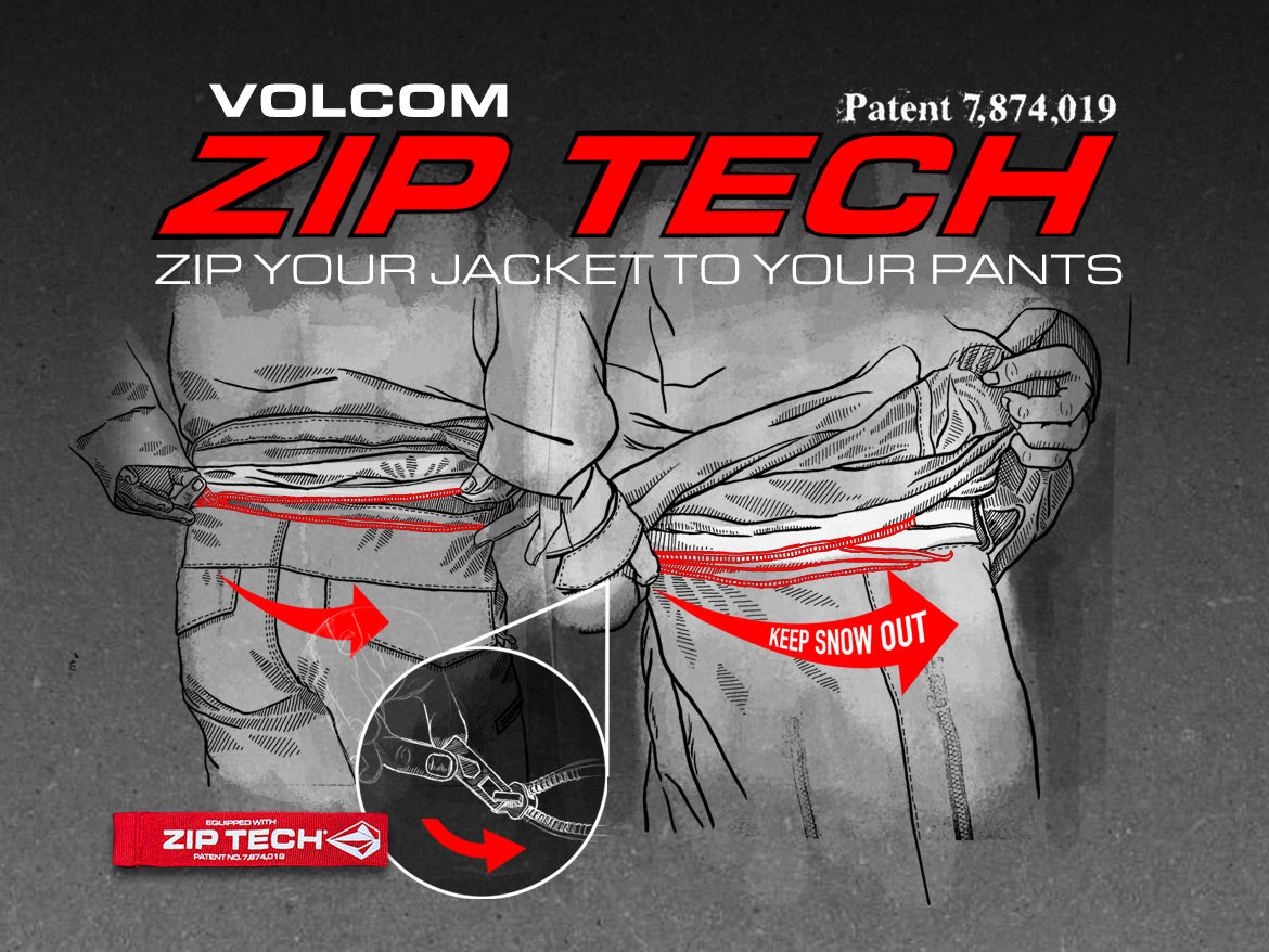 Zip Tech® Connect Your Jacket To Your Pants - Outerwear - Volcom