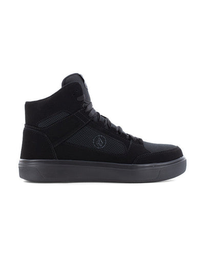 Volcom Men's Evolve Safety Toe High Top Work Sneakers Triple Black
