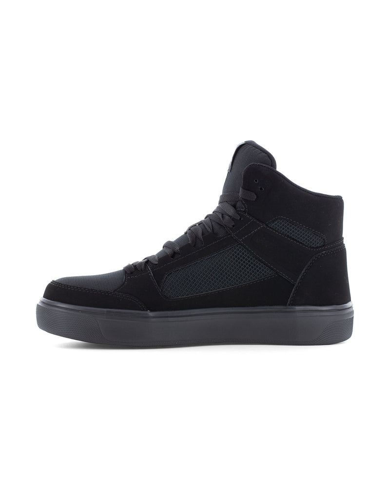 Volcom Men's Evolve Safety Toe High Top Work Sneakers Triple Black