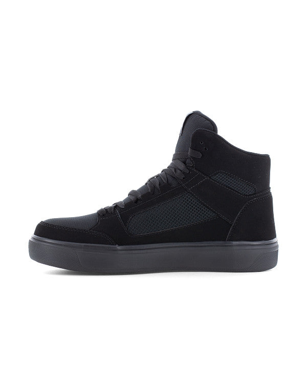 Volcom Women's Evolve Safety Toe High Top Work Sneakers Triple Black