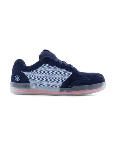 Volcom Men's Hybrid Work Sneakers Navy and Celestial Blue