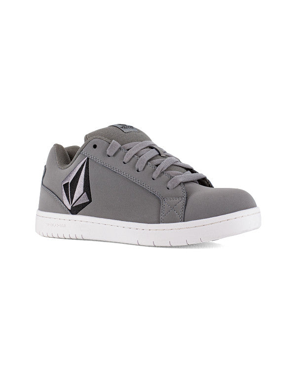 Volcom Men's Stone Work Sneakers Gray and Black