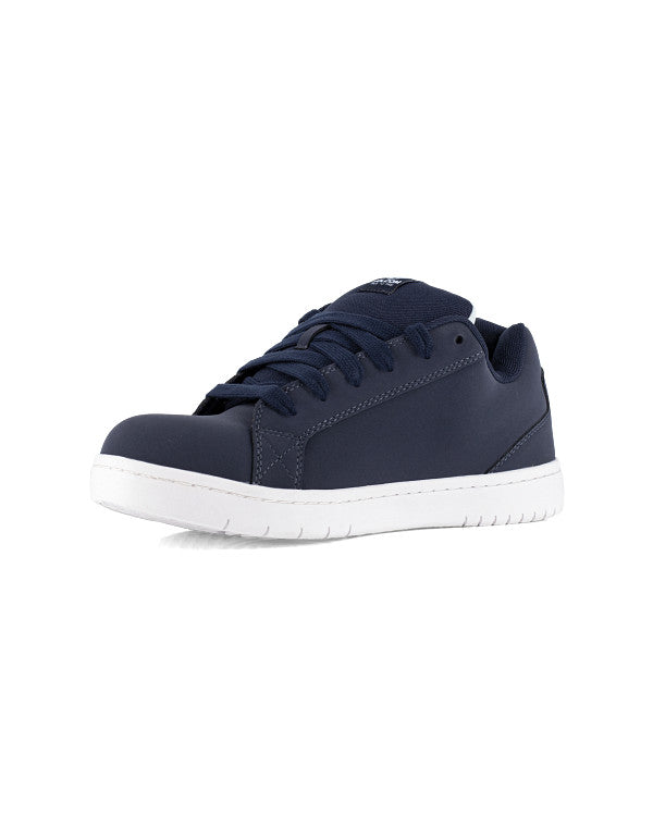 Volcom Men's Stone High Top Work Sneakers Blue and Navy