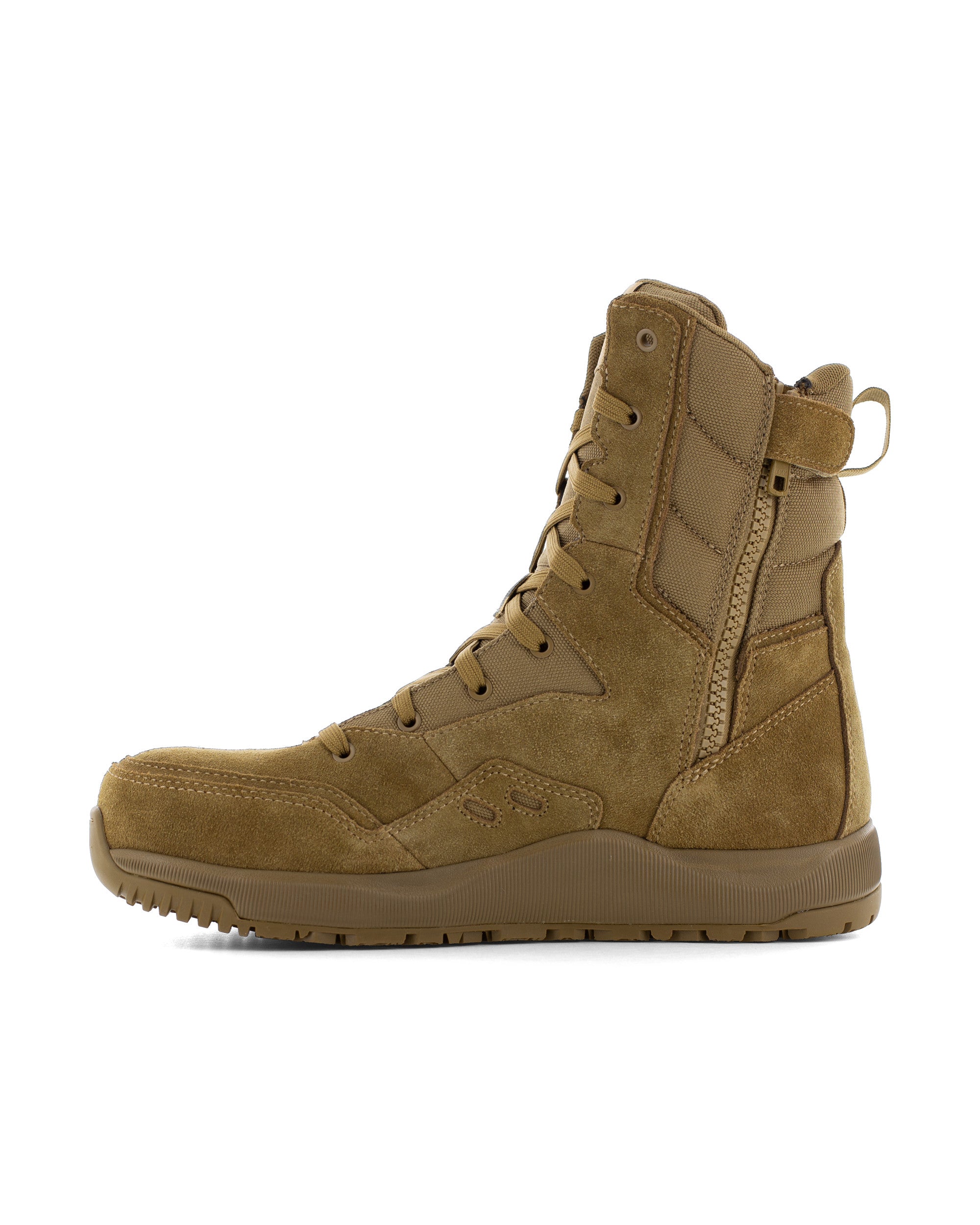 Men's Stone Force Safety Toe Tactical Boots with Side Zipper - Volcom