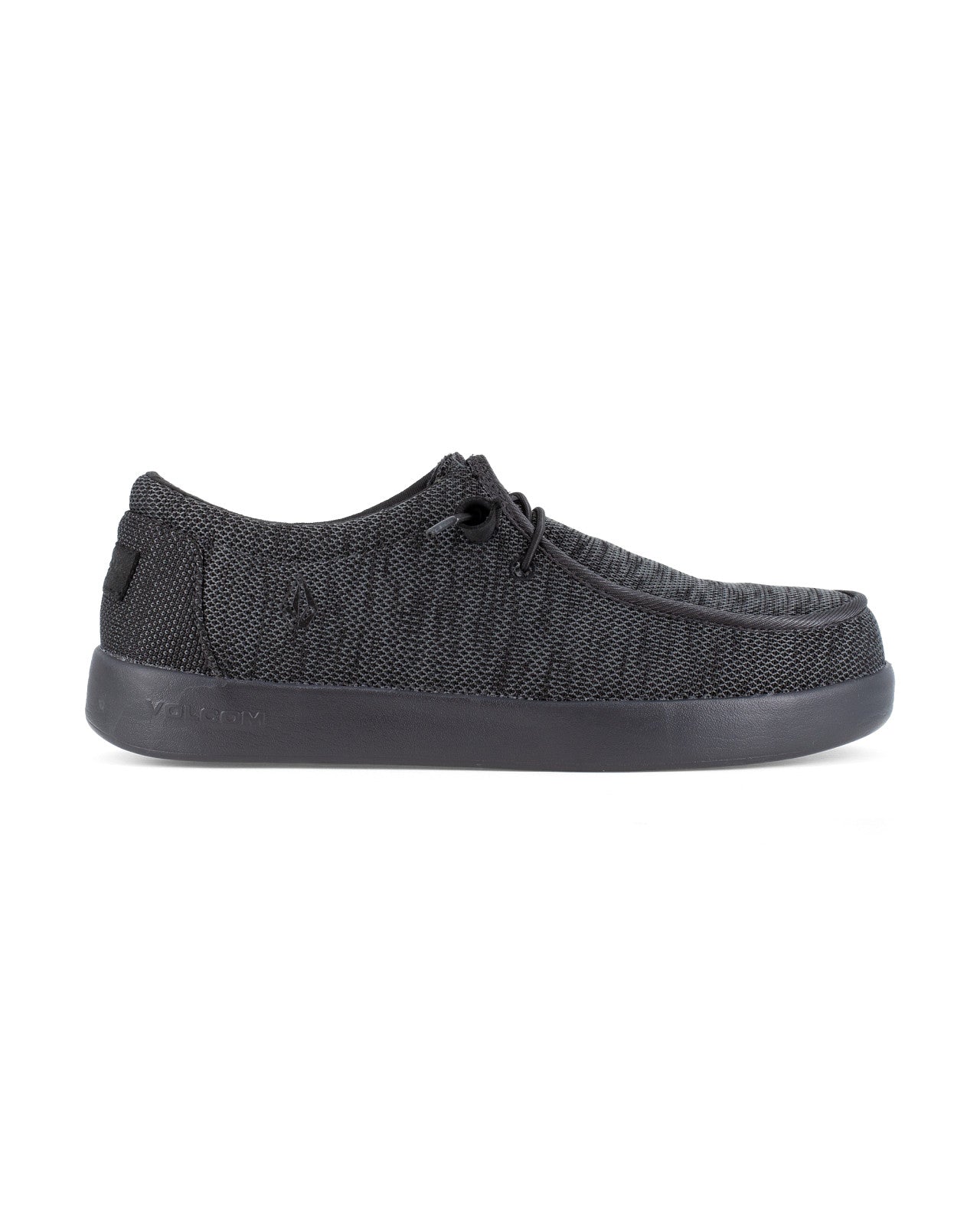 Men's Chill Safety Toe Slip Resistant Work Sneakers-Black-Volcom