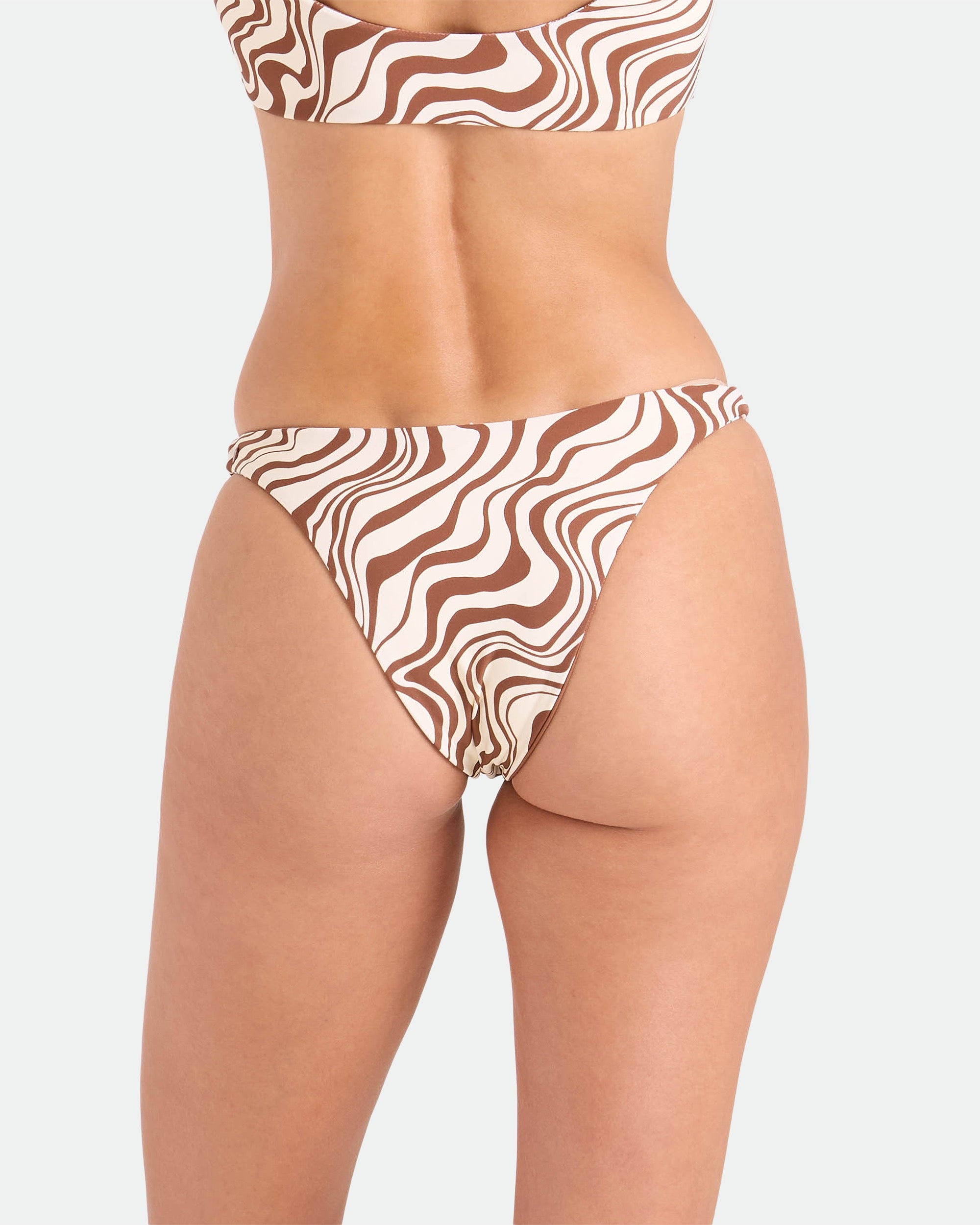 Women's Coco Retro Bloom Hipster Cheeky Reversible Bikini Bottom