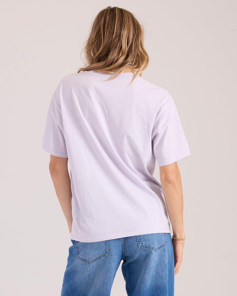 Women's Burnout BF Tee-Dusty Lavender-Volcom