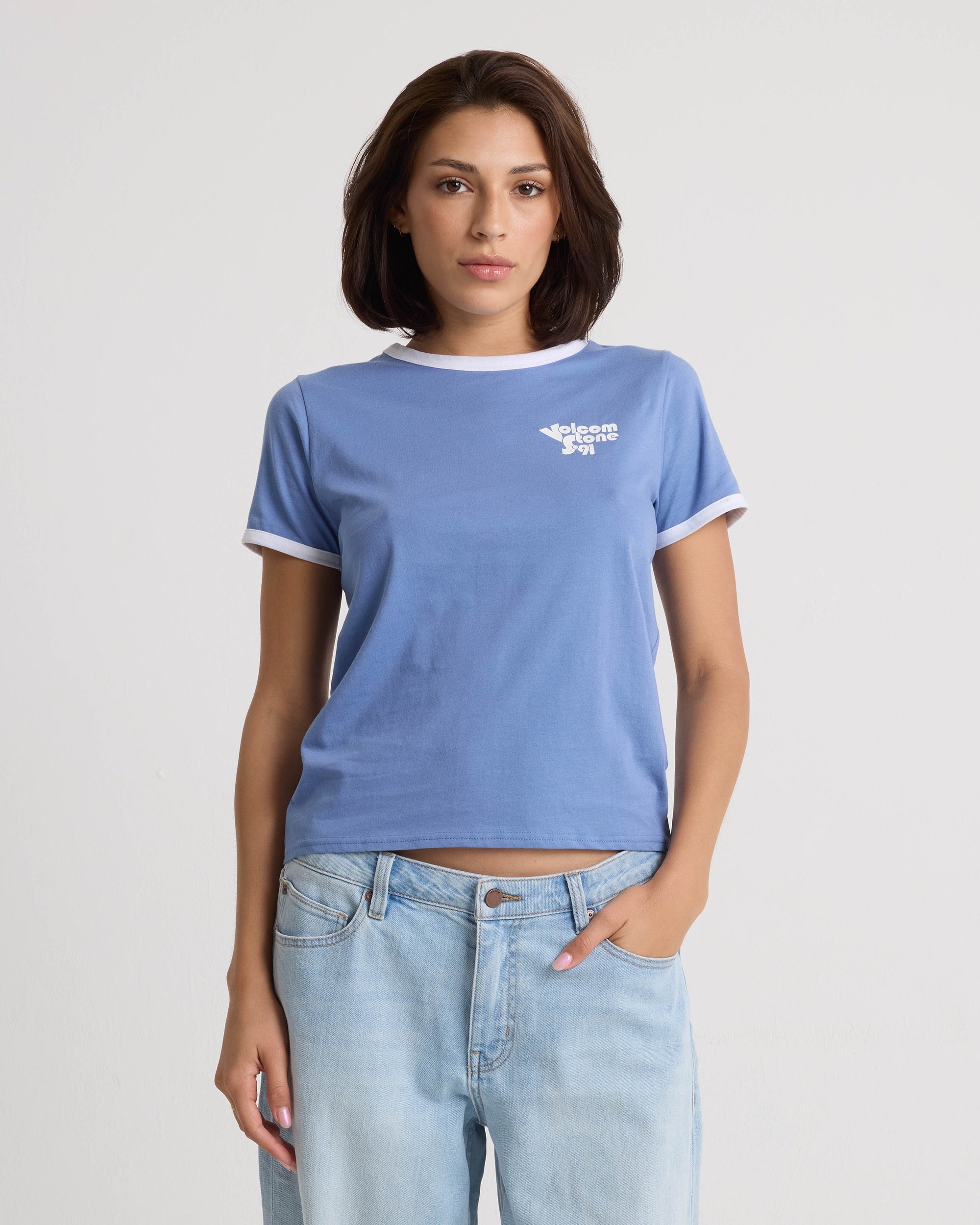 Women's Brk Up Ringer Tee - Volcom