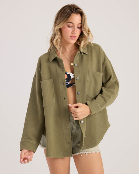 Women's Nollie Jacket-Bayleaf-Volcom