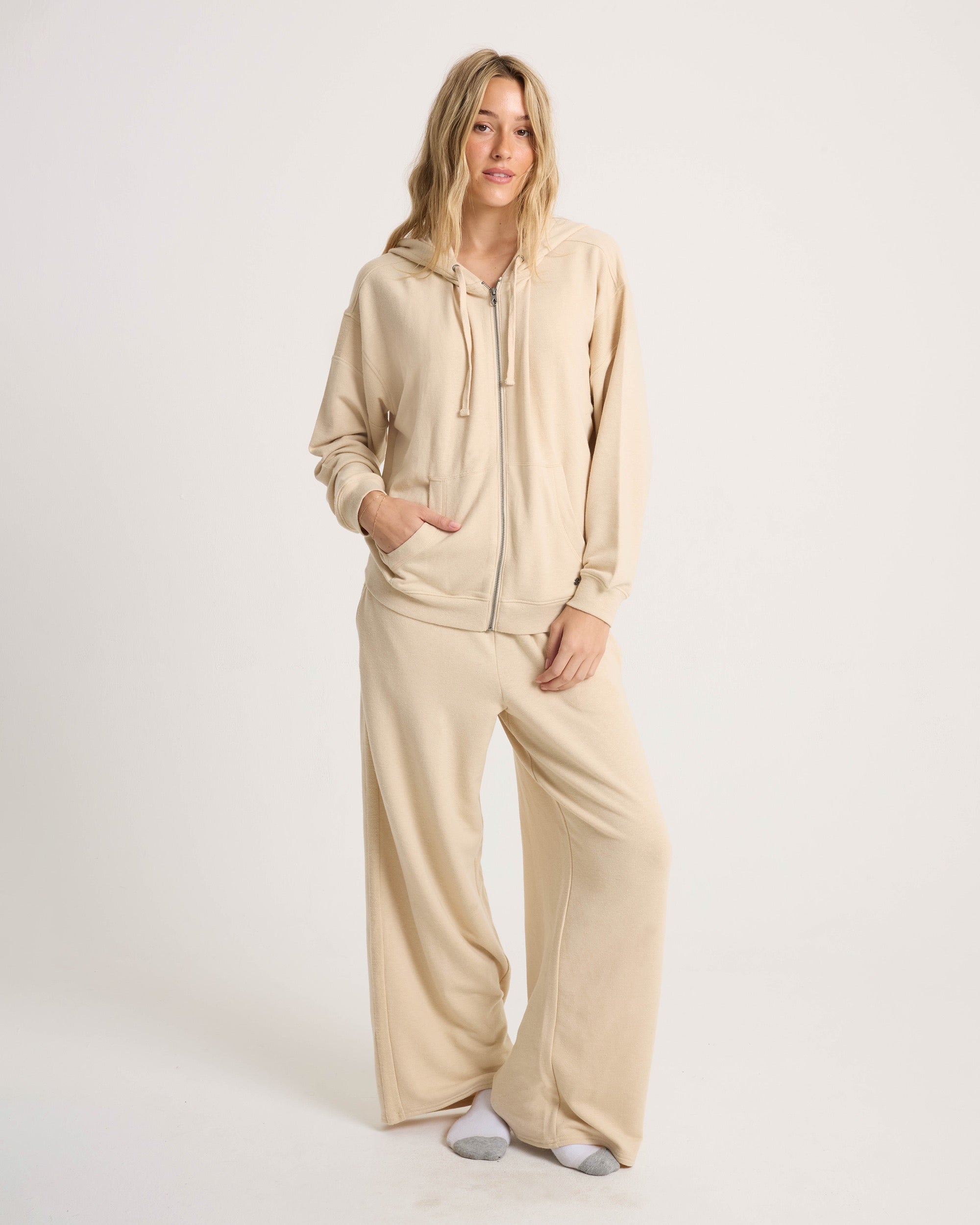 Women's Lil Frenchie Zip Hoodie - Volcom