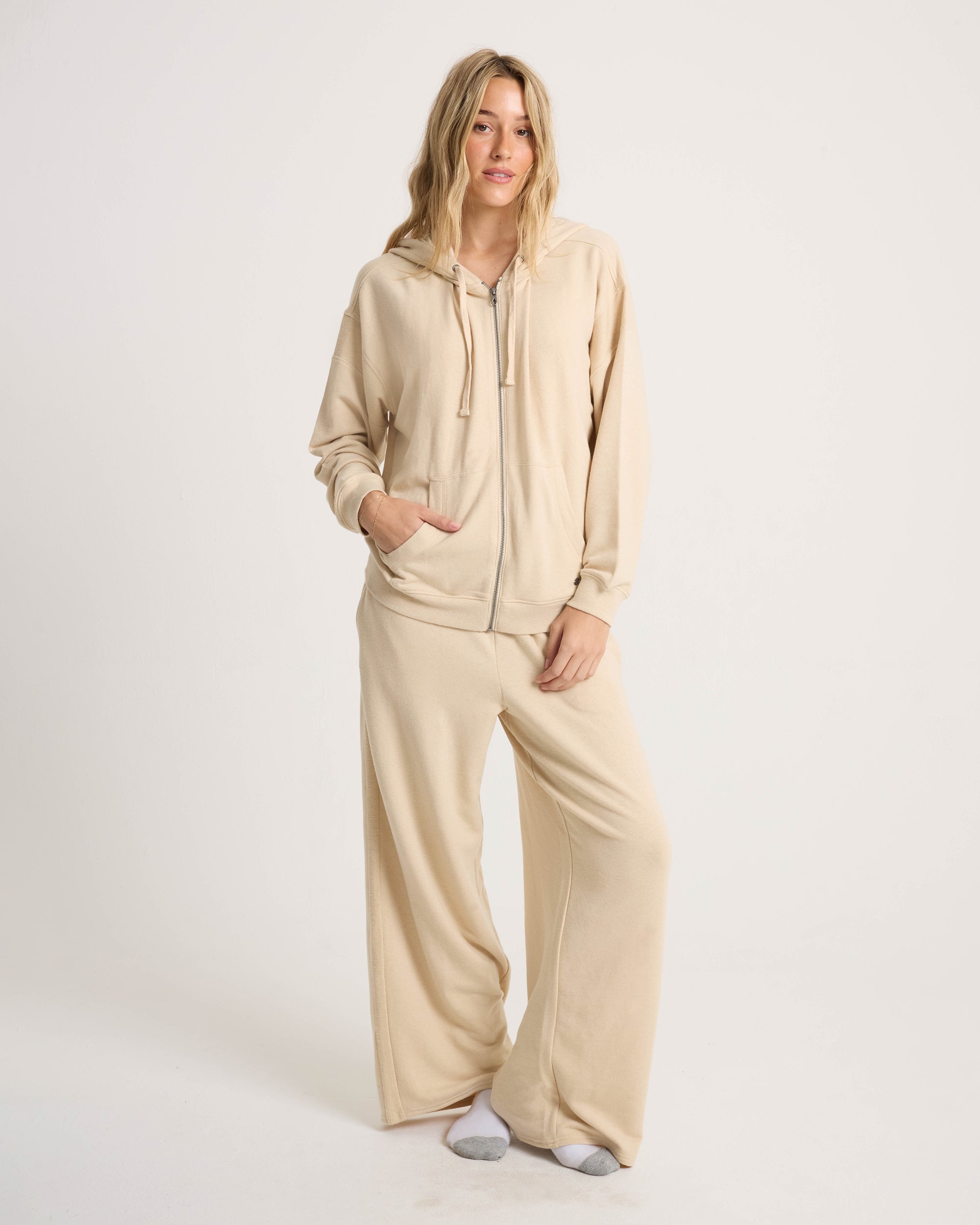 Women's Lil Frenchie Zip Hoodie - Volcom