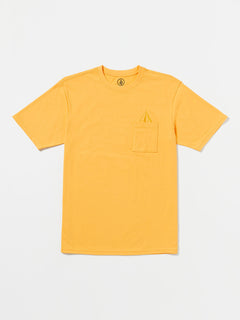 Lolani Crew Short Sleeve Shirt - Bright Marigold