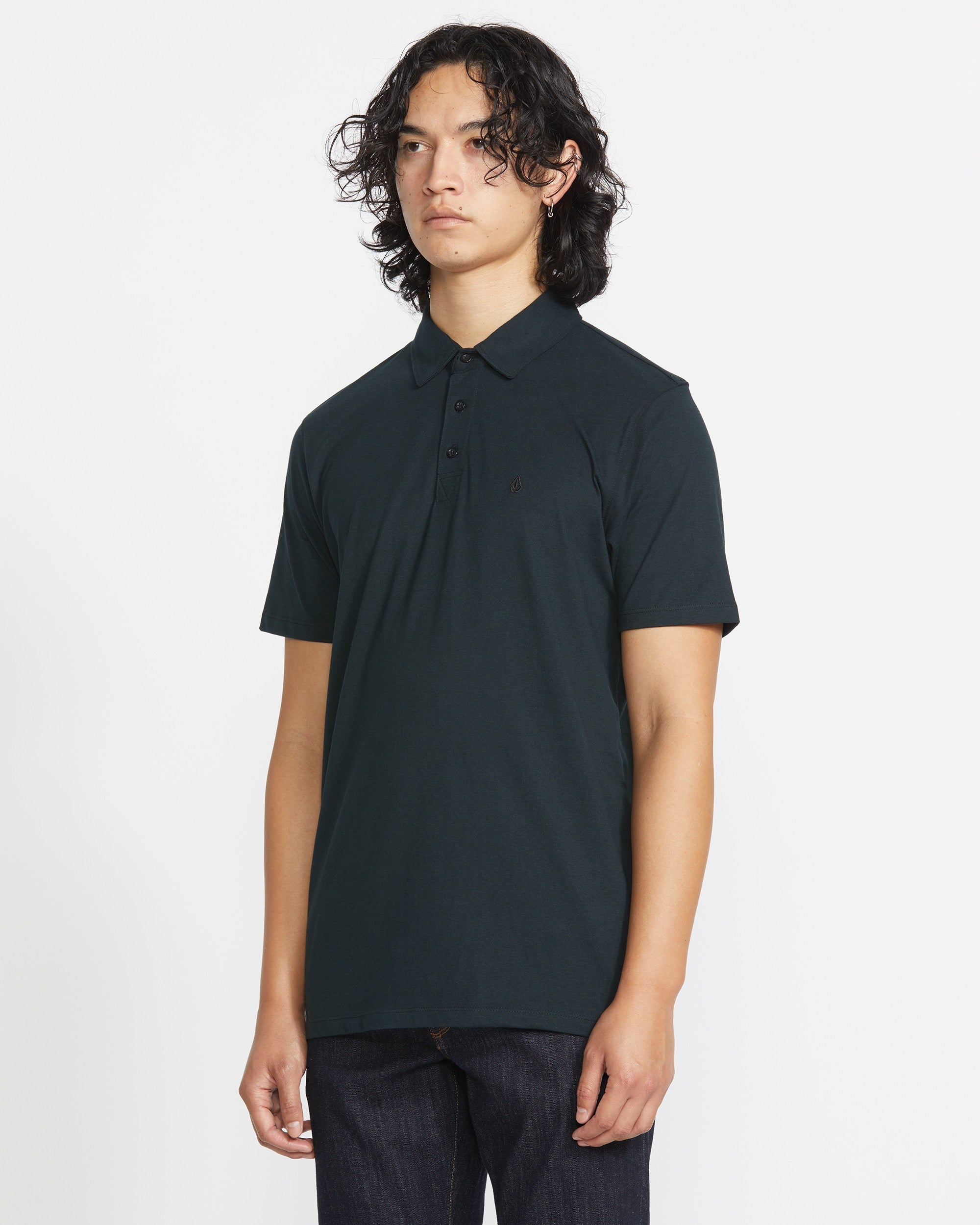 トップス trvo black hole polo TRUWEAR Titan Zip Polo – Black | Stretch Performance Golf Polo
