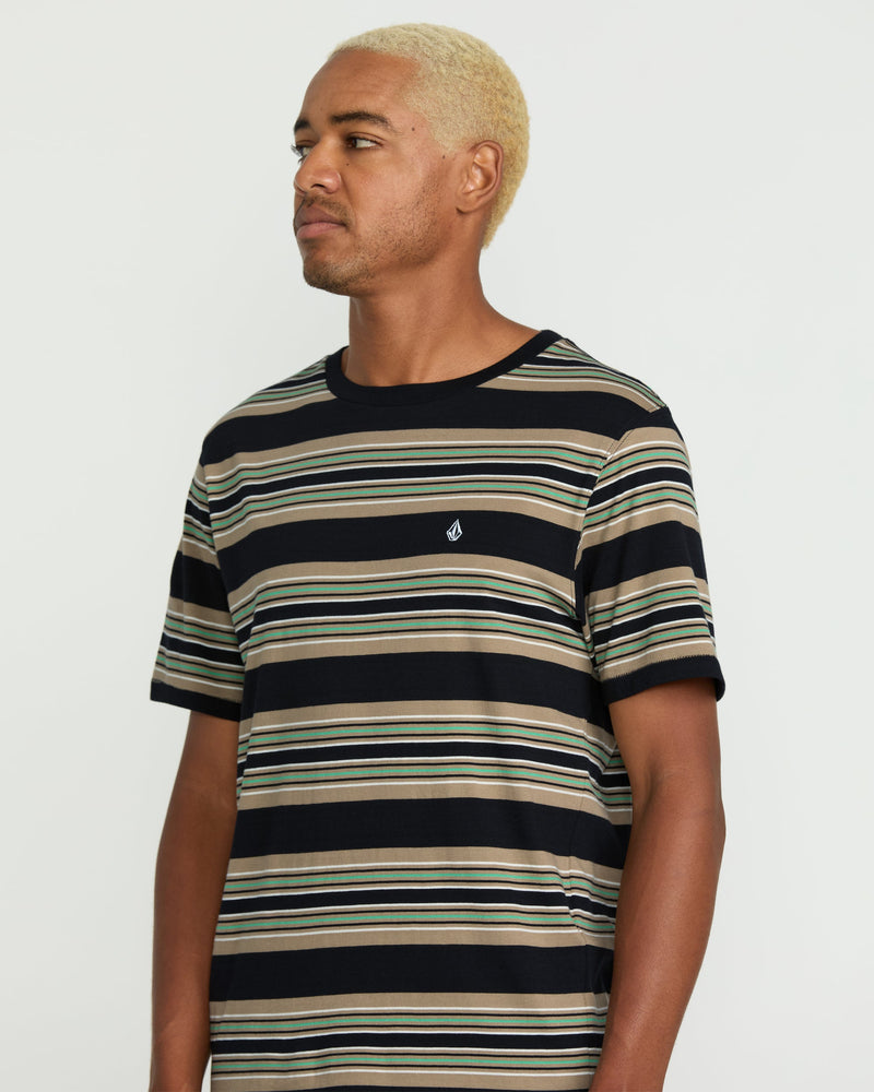 Volcom Men's Parotic Crew Short Sleeve Tee Black