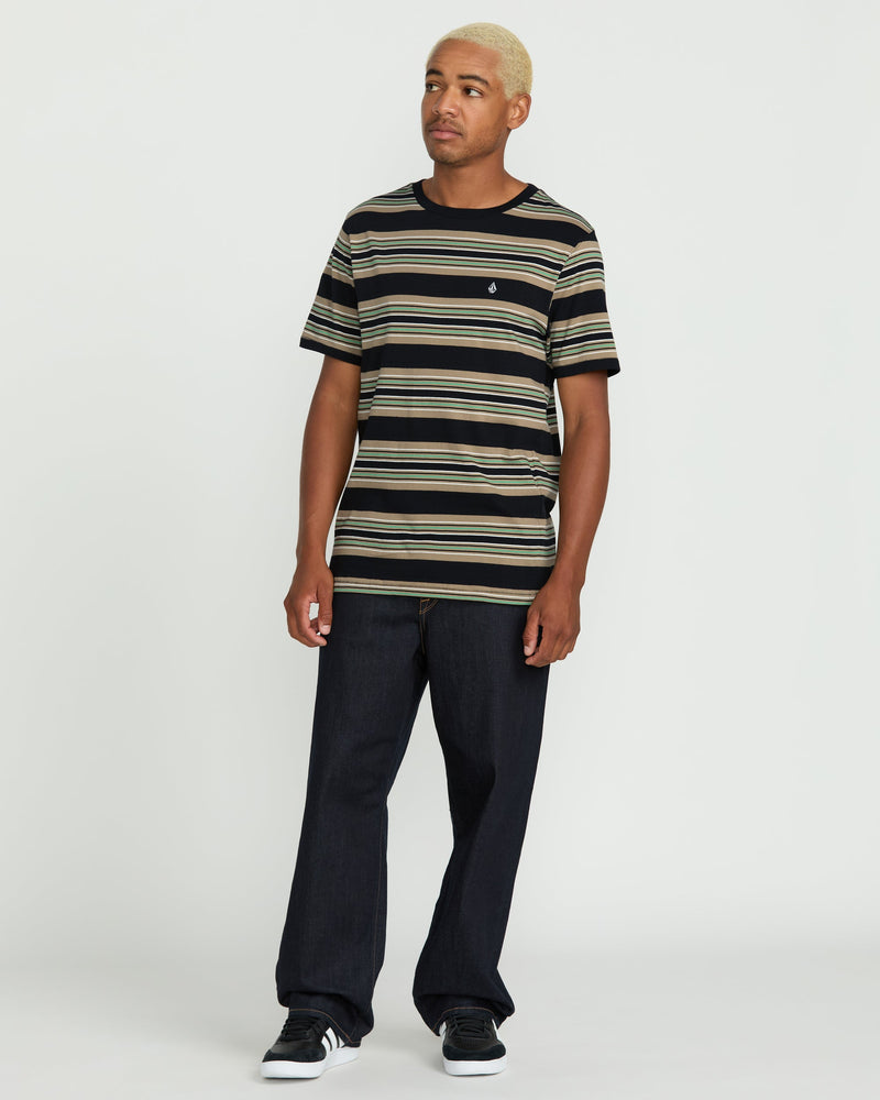 Volcom Men's Parotic Crew Short Sleeve Tee Black