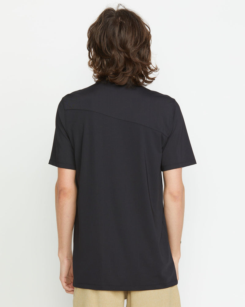 Volcom Men's Hazard Pro Polo Short Sleeve Shirt Black