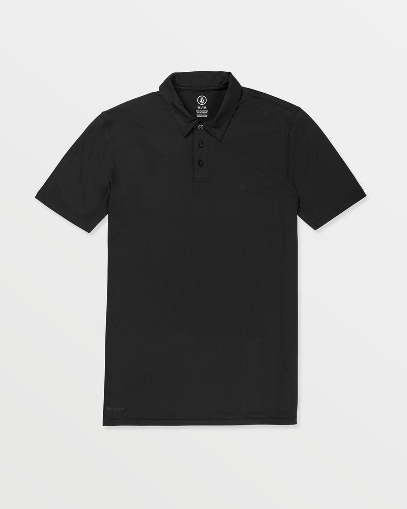 Volcom Men's Hazard Pro Polo Short Sleeve Shirt Black