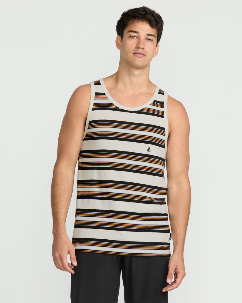 Volcom Men's Parotic Tank Off White