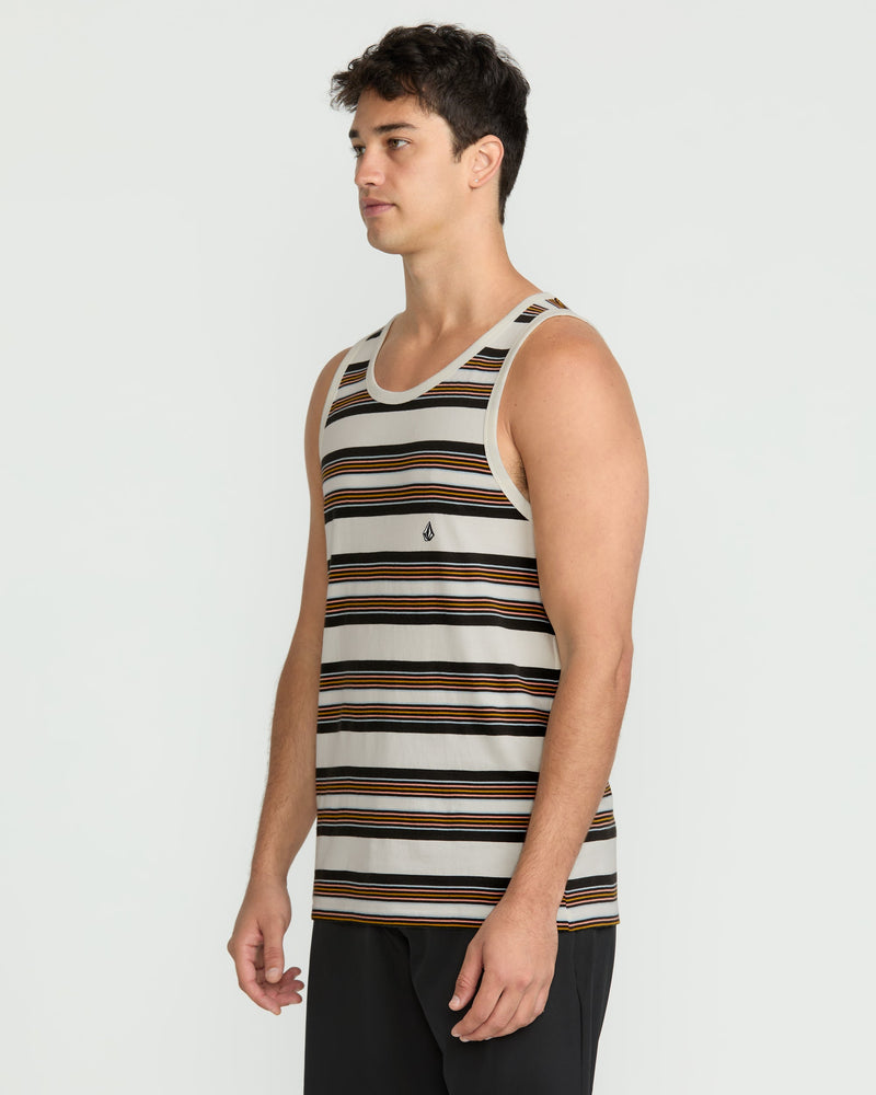 Volcom Men's Parotic Tank Off White