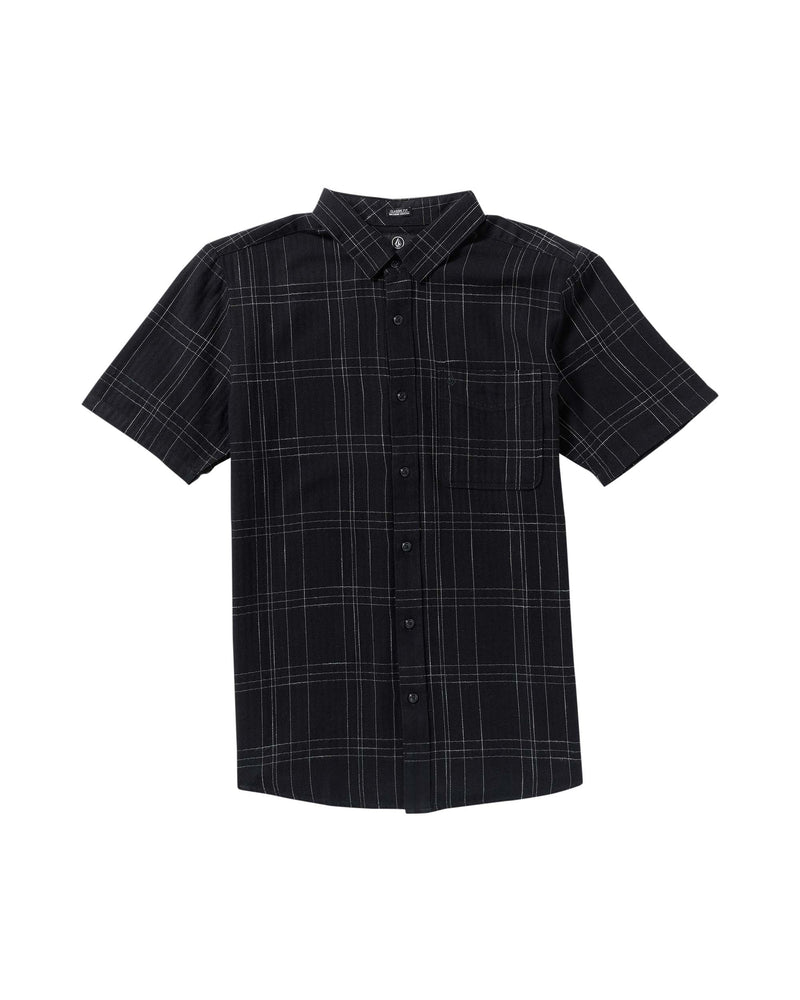 Volcom Men's Date Knight Short Sleeve Shirt Black