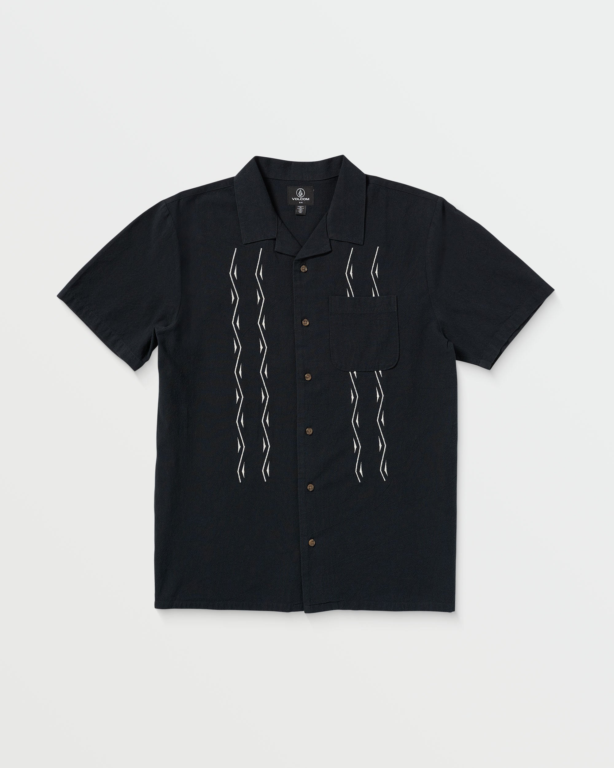 Men's Bayamostone Short Sleeve - Volcom - Black