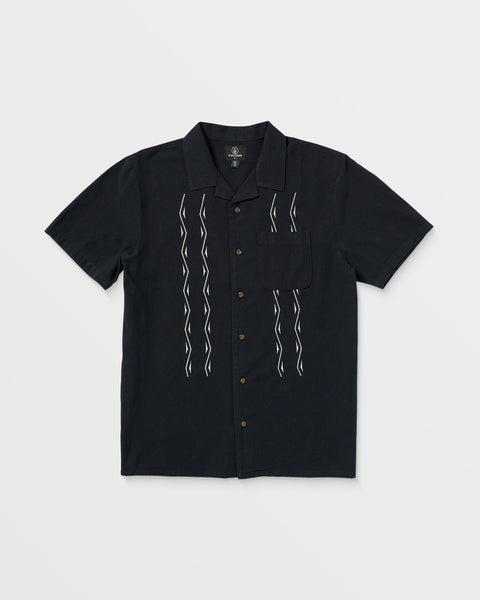 Men's Bayamostone Short Sleeve - Volcom - Black