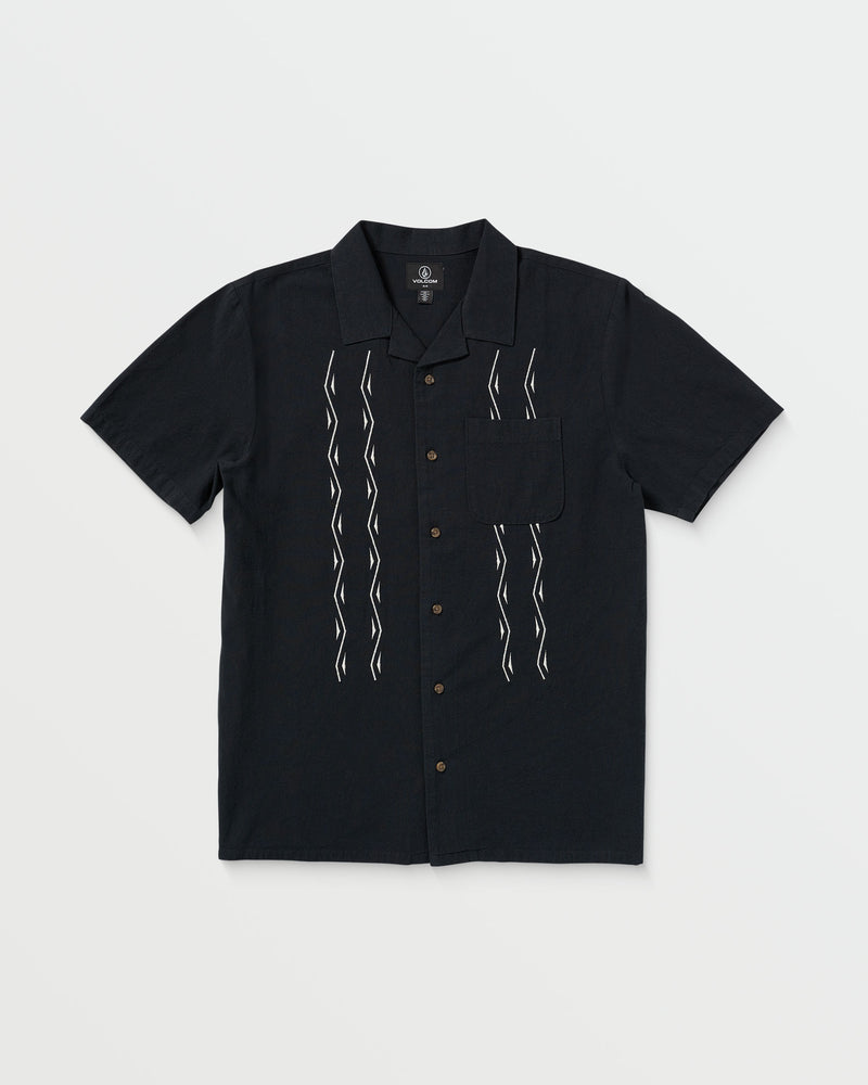 Men's Bayamostone Short Sleeve - Volcom - Black