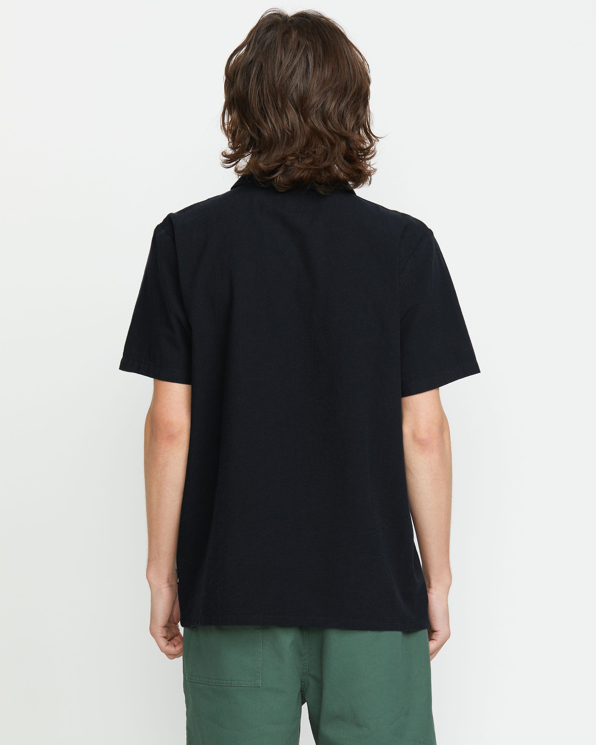 Men's Bayamostone Short Sleeve - Volcom - Black