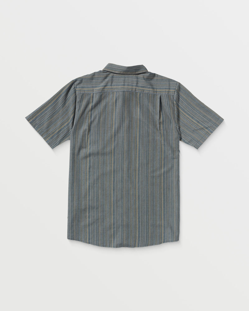 Men's Jahstripe Short Sleeve - Volcom - Dark Slate
