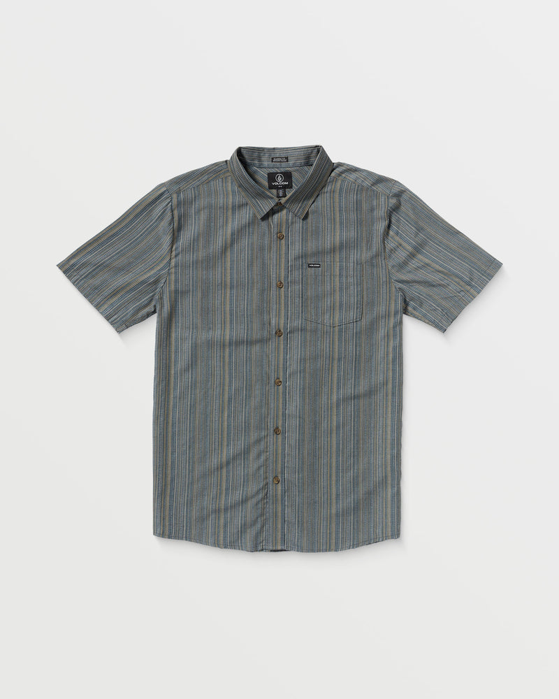 Men's Jahstripe Short Sleeve - Volcom - Dark Slate