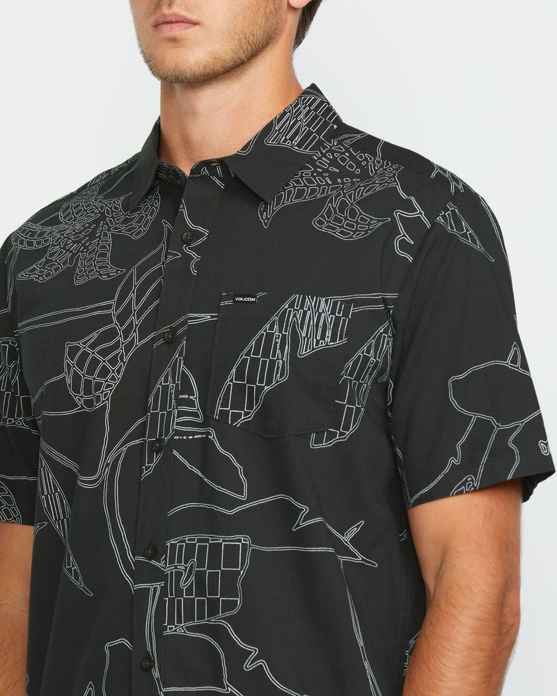 Men's Cad Floral Short Sleeve