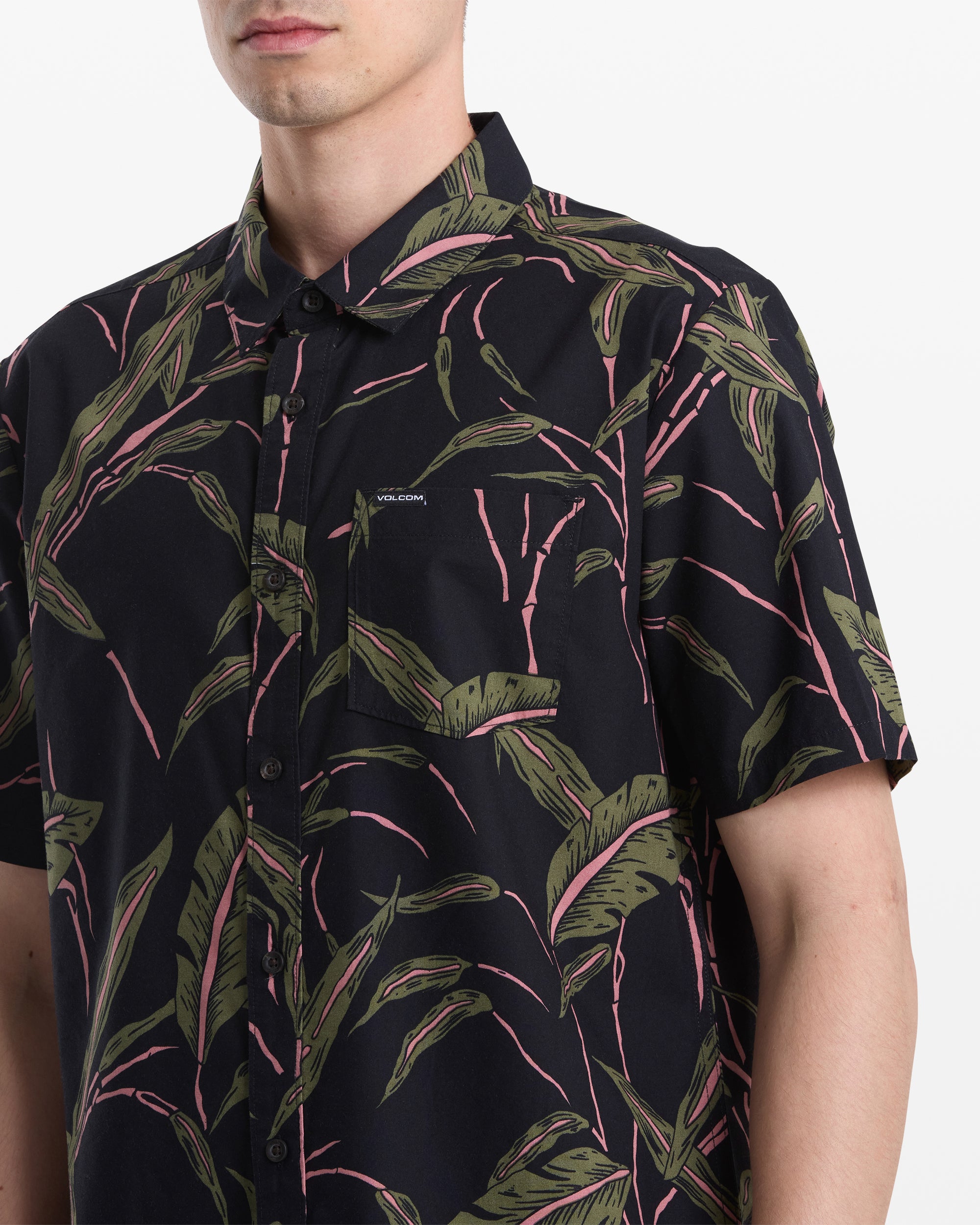 Men's Markerstone Short Sleeve-Black-Volcom