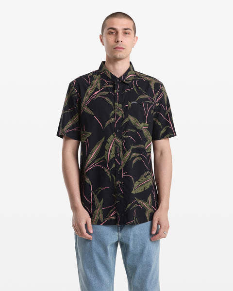 Men's Markerstone Short Sleeve-Black-Volcom