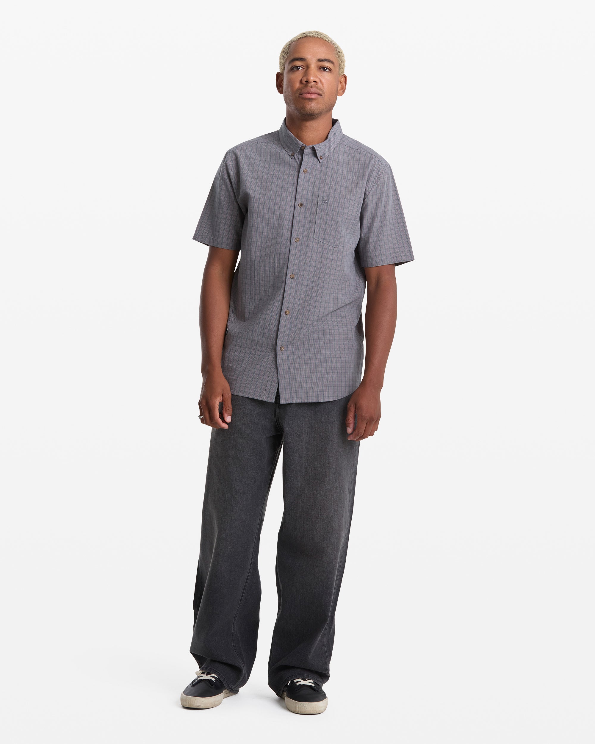 dress pants with short sleeve shirt Volcom Men's Brewster Floral Midi Lipsy Georgina My Actual Bust is:24