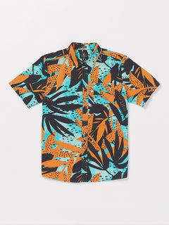 Waterside Floral Short Sleeve Shirt - Tigerlily