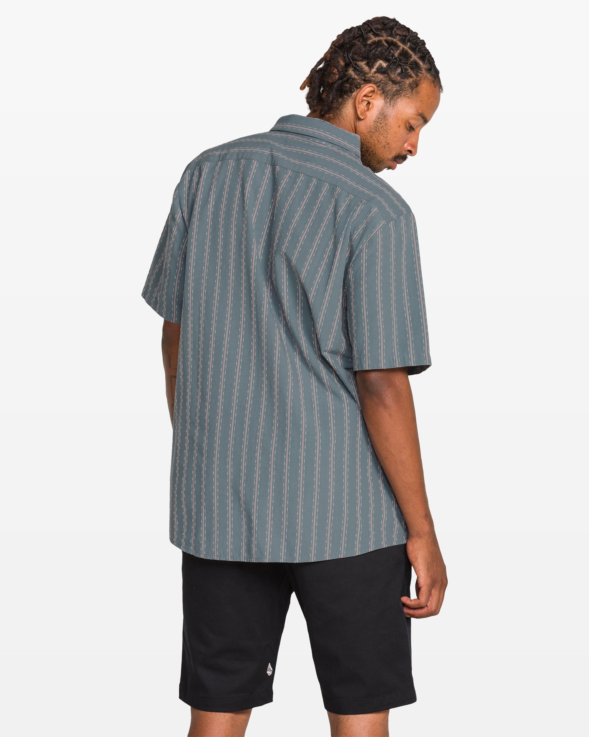 Men's Sato Stripe Short Sleeve Tee - Volcom